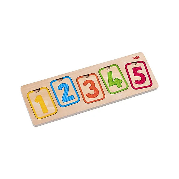 HABA Holzpuzzle ERSTE ZAHLEN 5-teilig