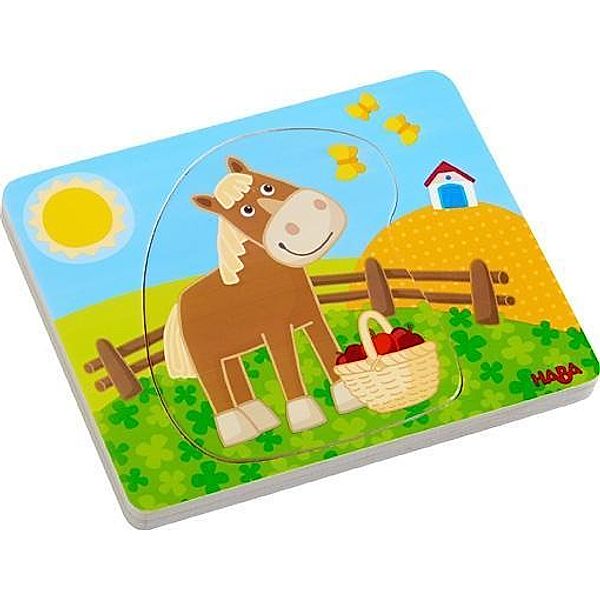 Holzpuzzle Lustiges Landleben (Kinderpuzzle)