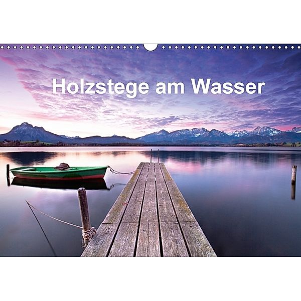 Holzstege am Wasser (Wandkalender 2018 DIN A3 quer), Jenny Sturm