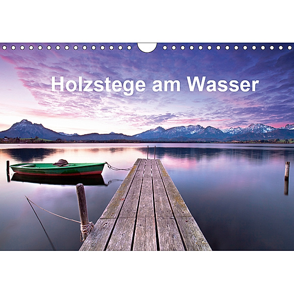 Holzstege am Wasser (Wandkalender 2019 DIN A4 quer), Jenny Sturm