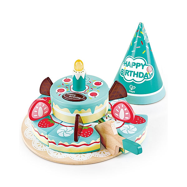 Hape Holztorte HAPPY BIRTHDAY in bunt