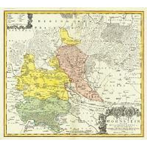 Homann, E: Historische Karte: Grafschaft Hohnstein, Erben Homann