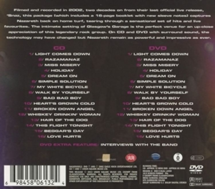 Homecoming-Greatest Hits Live Cd+Dvd von Nazareth | Weltbild.de