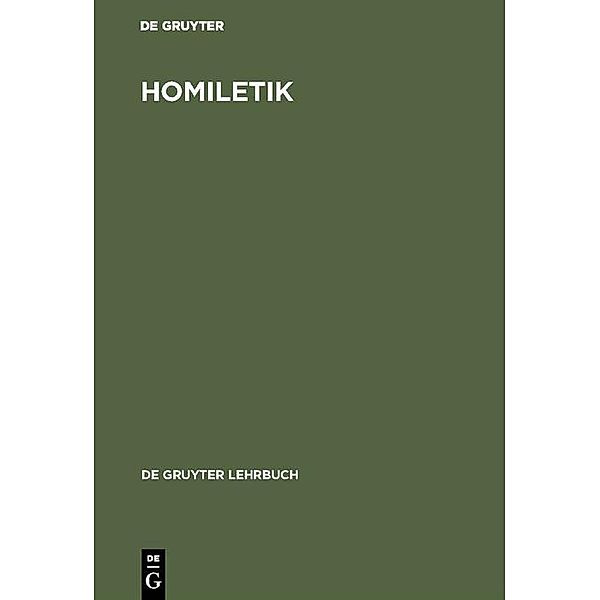 Homiletik / De Gruyter Lehrbuch