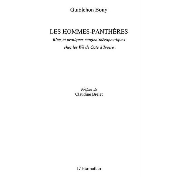 Hommes-pantheres / Hors-collection, Bony Guiblehon