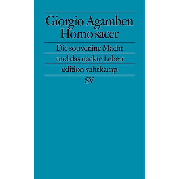 Homo sacer, Giorgio Agamben