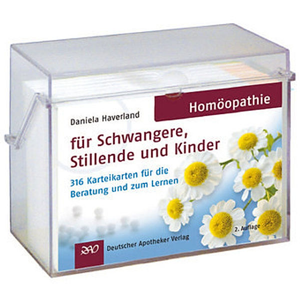 Homöopathie für Schwangere, Stillende und Kinder, Karteikarten, Daniela Haverland