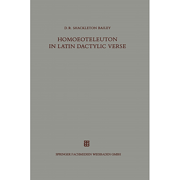 Homoeoteleuton in Latin dactylic verse