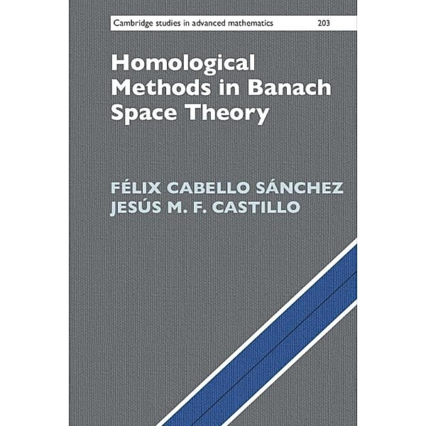 Homological Methods in Banach Space Theory, Felix Cabello Sanchez, Jesus M. F. Castillo