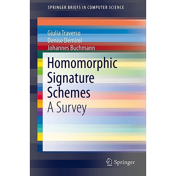 Homomorphic Signature Schemes / SpringerBriefs in Computer Science, Giulia Traverso, Denise Demirel, Johannes Buchmann