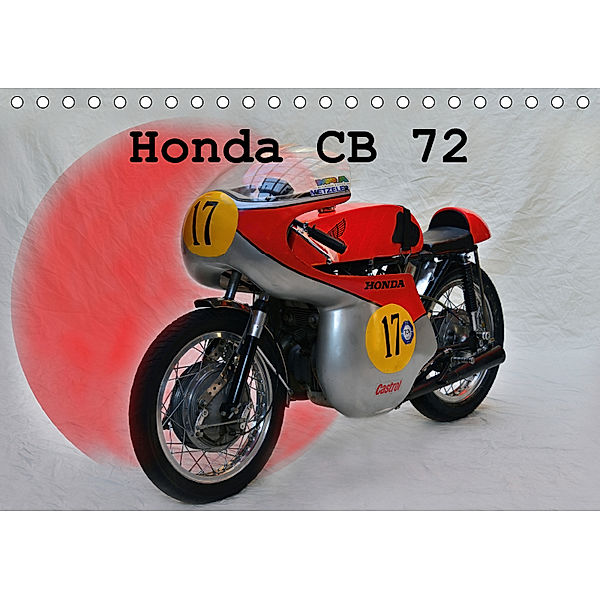 Honda CB 72 (Tischkalender 2018 DIN A5 quer) Dieser erfolgreiche Kalender wurde dieses Jahr mit gleichen Bildern und akt, Ingo Laue