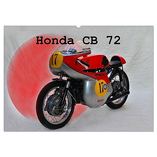 Honda CB 72 (Wandkalender 2024 DIN A2 quer), CALVENDO Monatskalender, Ingo Laue