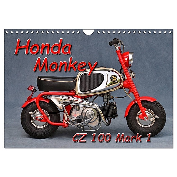 Honda Monkey CZ Mark 1 (Wandkalender 2025 DIN A4 quer), CALVENDO Monatskalender, Calvendo, Ingo Laue