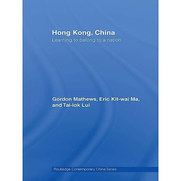 Hong Kong, China, Gordon Mathews, Eric Ma, Tai-Lok Lui