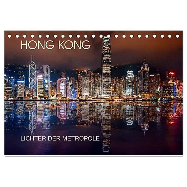 Hong Kong Citylights (Tischkalender 2024 DIN A5 quer), CALVENDO Monatskalender, Bernhard Sitzwohl/Delfinophotography