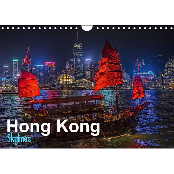 Hong Kong - Skylines (Wandkalender 2019 DIN A4 quer), Jakob Michelis