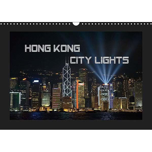 Hongkong - City Lights (Wandkalender 2019 DIN A3 quer), Wolfgang Schömig