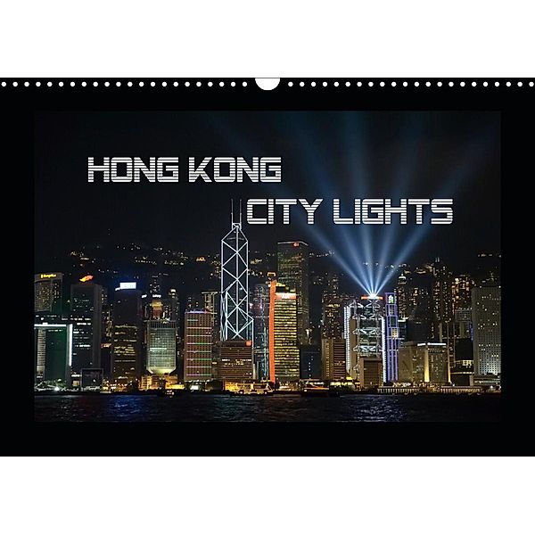 Hongkong - City Lights (Wandkalender 2021 DIN A3 quer), Luxscriptura by Wolfgang Schömig