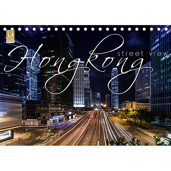 Hongkong - street view (Tischkalender 2020 DIN A5 quer), Monika Schöb