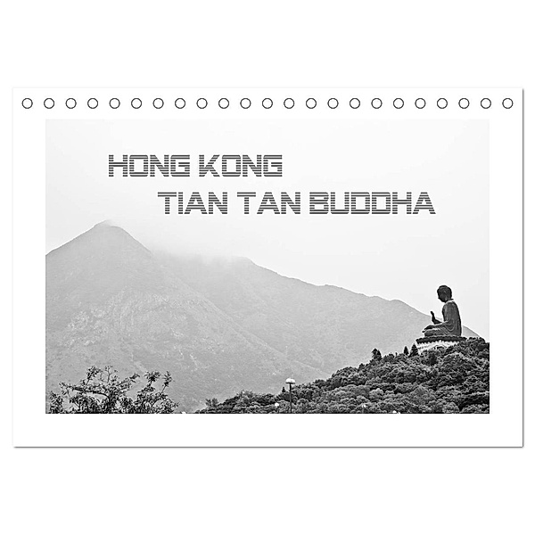 Hongkong - Tian Tan Buddha (Tischkalender 2024 DIN A5 quer), CALVENDO Monatskalender, Luxscriptura by Wolfgang Schömig
