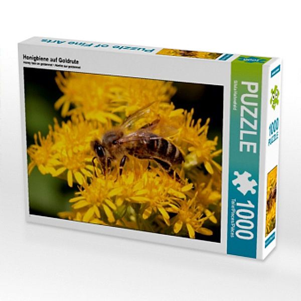 Honigbiene auf Goldrute (Puzzle), Silvia Hahnefeld