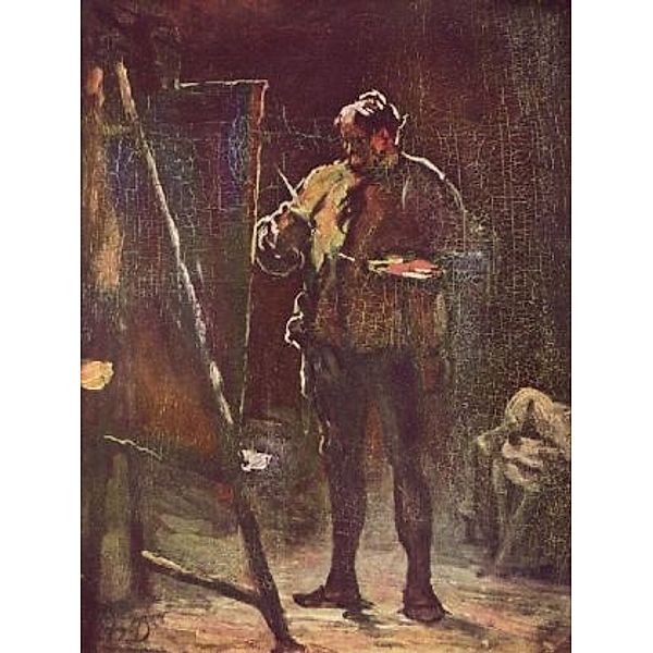 Honoré Daumier - Der Maler vor der Staffelei - 100 Teile (Puzzle)