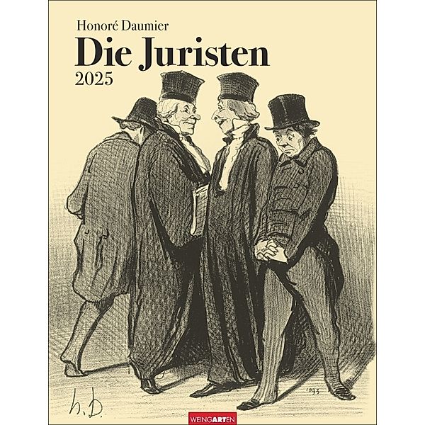 Honoré Daumier: Die Juristen Kalender 2025