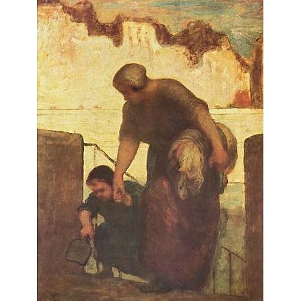 Honoré Daumier - Die Wäscherin - 100 Teile (Puzzle)