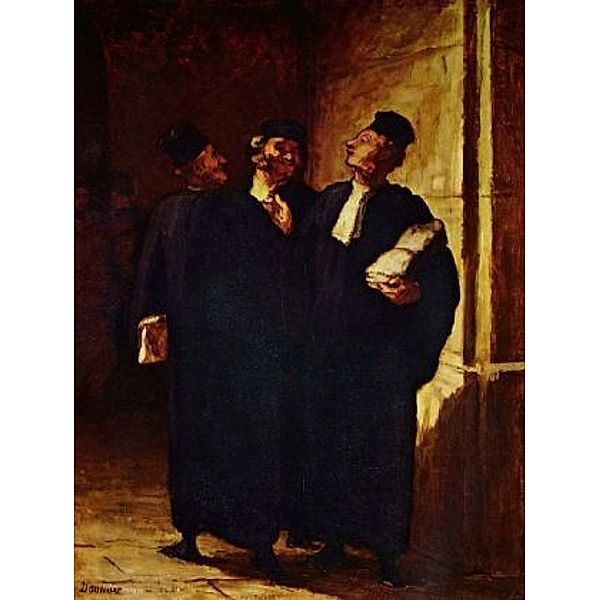 Honoré Daumier - Drei Anwälte im Gespräch - 1.000 Teile (Puzzle)