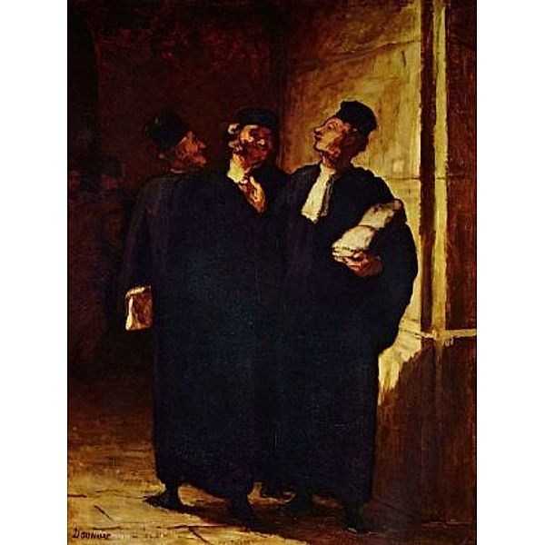 Honoré Daumier - Drei Anwälte im Gespräch - 2.000 Teile (Puzzle)