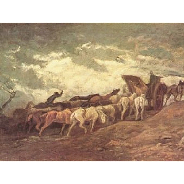 Honoré Daumier - Pferdezug - 500 Teile (Puzzle)