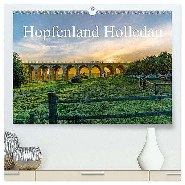 Hopfenland Holledau (hochwertiger Premium Wandkalender 2025 DIN A2 quer), Kunstdruck in Hochglanz, Calvendo, Ulrich Männel studio-fifty-five