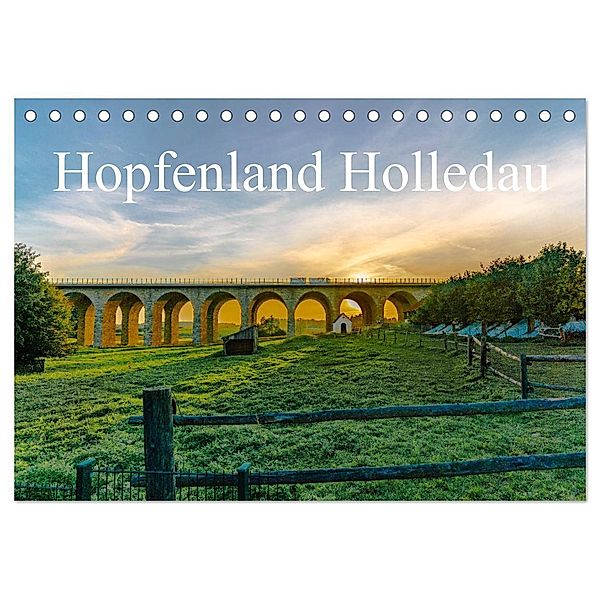 Hopfenland Holledau (Tischkalender 2024 DIN A5 quer), CALVENDO Monatskalender, Ulrich Männel studio-fifty-five