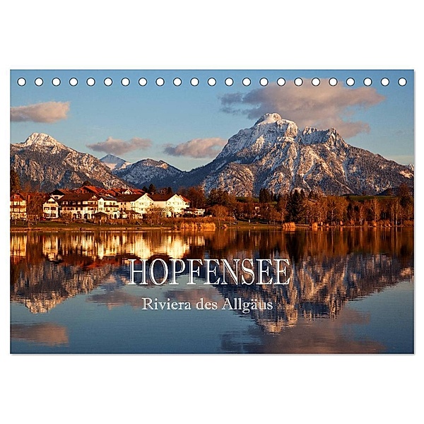 Hopfensee - Riviera des Allgäus (Tischkalender 2024 DIN A5 quer), CALVENDO Monatskalender, Hans Pfleger