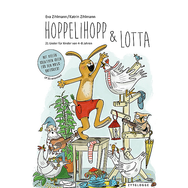 Hoppelihopp und Lotta (Buch), m.  Audio, Eva Zihlmann, Katrin Zihlmann