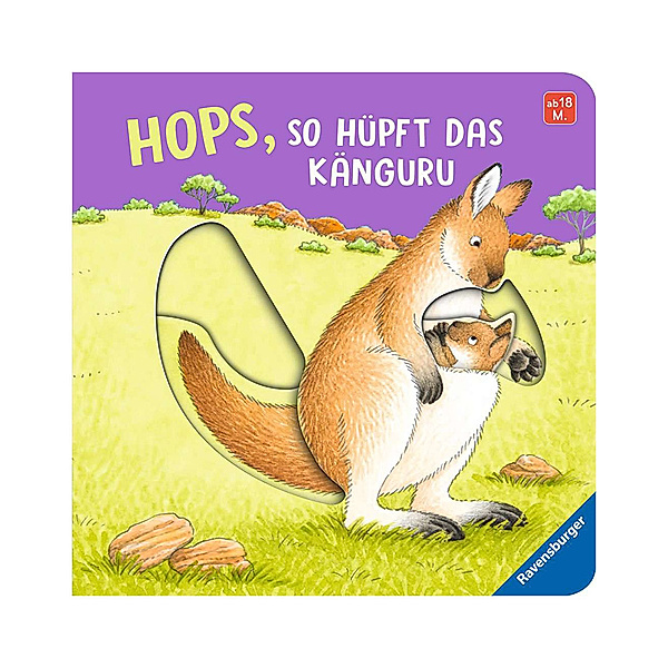 Hops, so hüpft das Känguru, Frauke Nahrgang