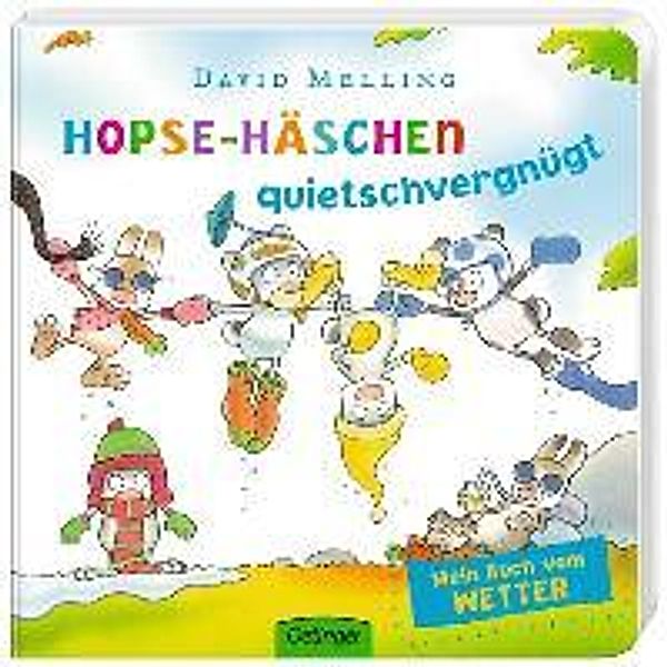 Hopse-Häschen quietschvergnügt, David Melling