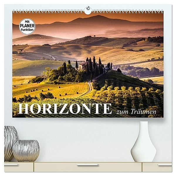 Horizonte zum Träumen (hochwertiger Premium Wandkalender 2024 DIN A2 quer), Kunstdruck in Hochglanz, Elisabeth Stanzer