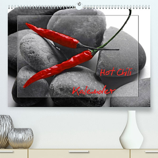 Hot Chili Küchen Kalender österreichisches KalendariumAT-Version  (Premium, hochwertiger DIN A2 Wandkalender 2022, Kunst, Tanja Riedel
