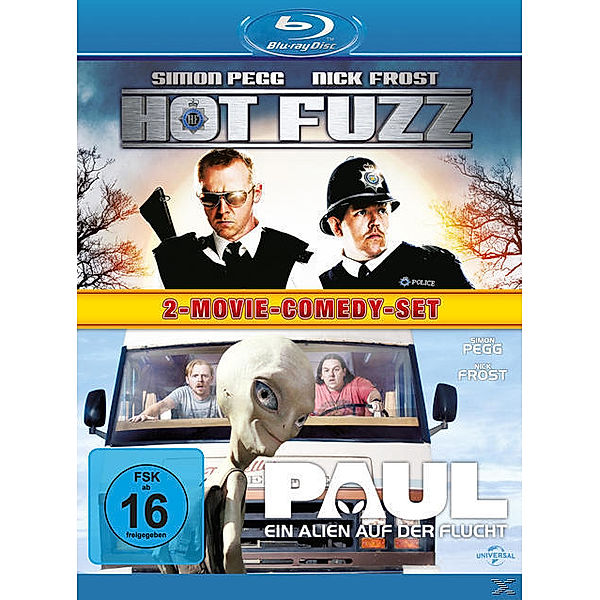 Hot Fuzz / Paul - Ein Alien auf der Flucht, Edgar Wright, Simon Pegg, Nick Frost