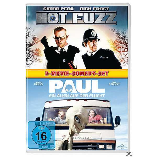 Hot Fuzz, Paul - Ein Alien auf der Flucht DVD-Box, Edgar Wright, Simon Pegg, Nick Frost