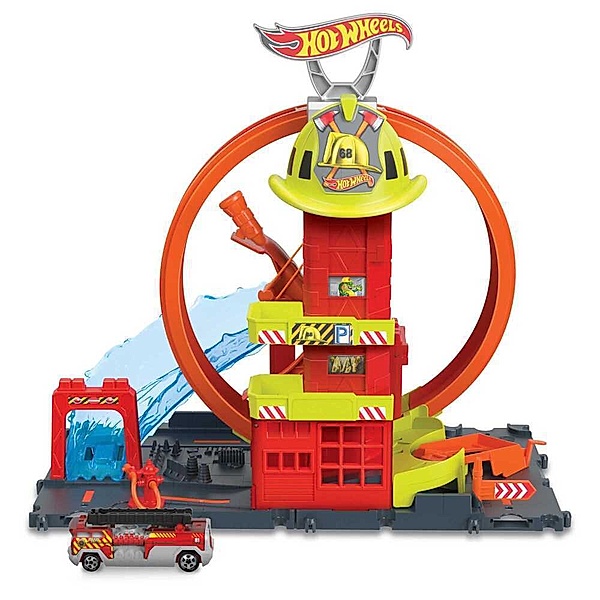 Mattel Hot Wheels City Super Fire Station