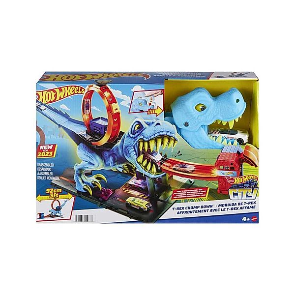 Mattel Hot Wheels City T-Rex Chomp Down TVD