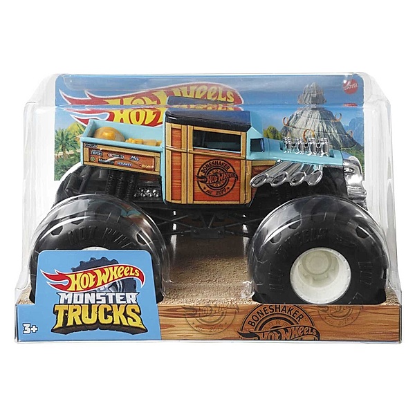 Mattel Hot Wheels Monster Trucks 1:24 Die-Cast Bone Shaker