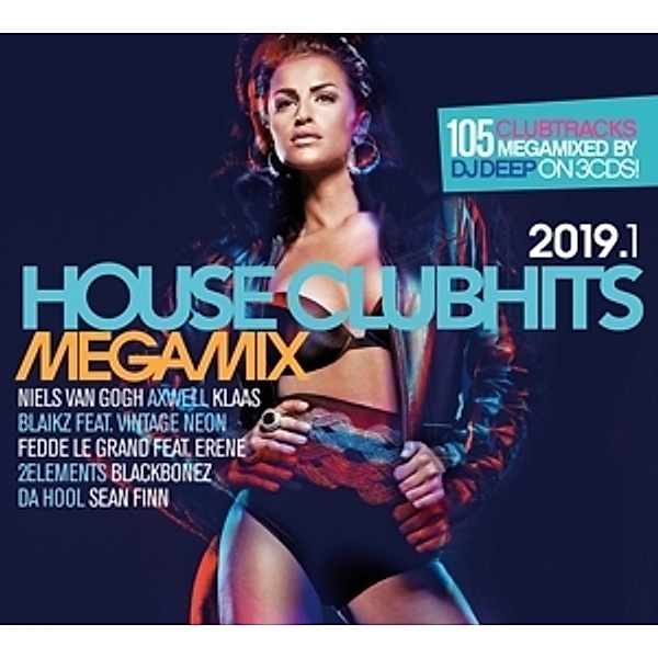 House Clubhits Megamix 2019.1, Diverse Interpreten
