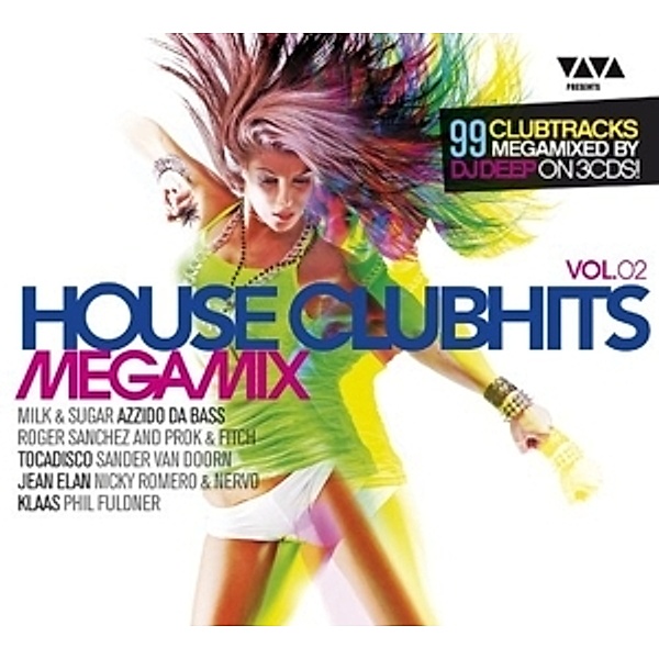 House Clubhits Megamix Vol.2, Diverse Interpreten