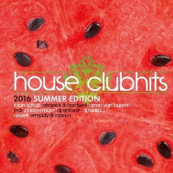 House Clubhits Summer Edition 2016, Diverse Interpreten