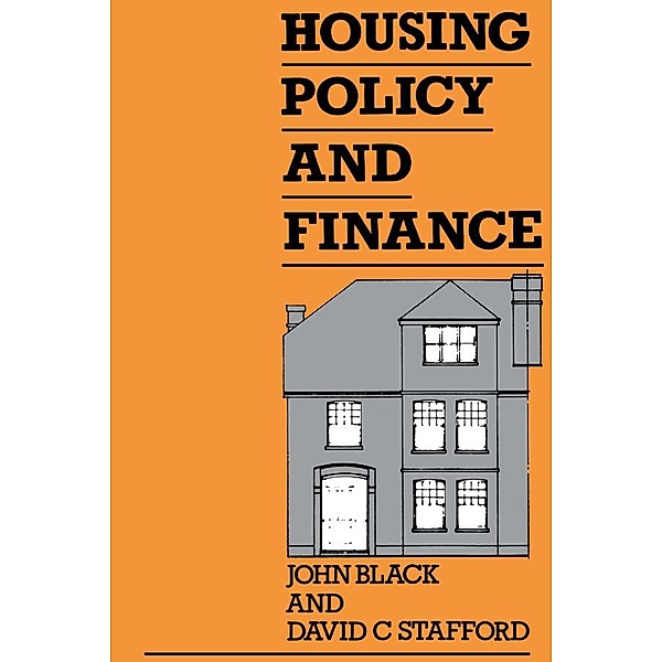 Housing Policy and Finance, John Black, David Stafford