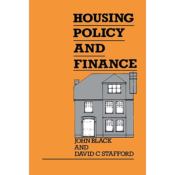 Housing Policy and Finance, John Black, David Stafford