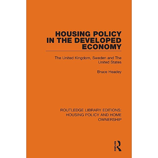 Housing Policy in the Developed Economy, Bruce Headey